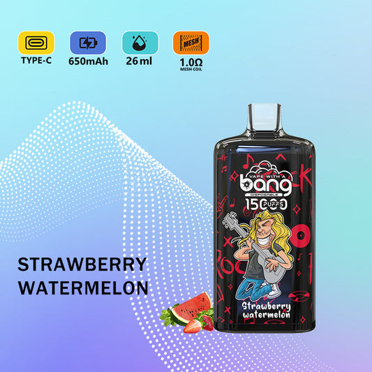 Bang 15000 Puffs Vape 25K Disposable Vape Pen E Cigarette Prefilled 26ml 650mAh Disposable Vape 12 Flavors