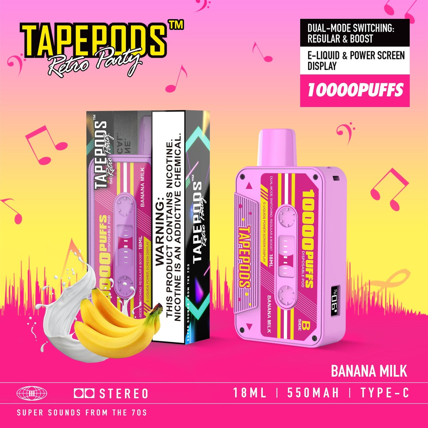 TAPEPODS VAPMOD QD114 10000Puffs Disposable Vape Wholesale