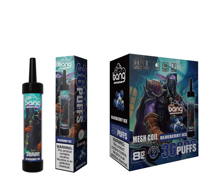 Bang 36000 Puff Dtl Disposable Vapes E Cigarettes Sub Ohm Mesh Coil 40ml 36k Puff