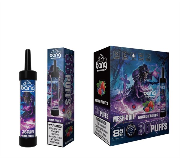 Bang 36000 Puff Dtl Disposable Vapes E Cigarettes Sub Ohm Mesh Coil 40ml 36k Puff
