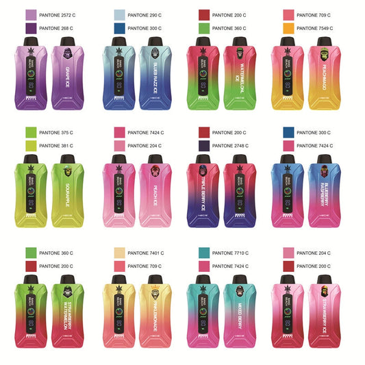 Bang Beach 20000 Puffs Display Screen Vape Disposable Electronic Cigarettes Puff 20k-650mAh Battery, 35ml E-liquid, Multiple Nicotine 12 Flavors