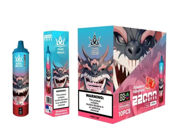 Wholesale Disposable Vape Pen Bang Beach 22000 Puffs with Smart Screen and 36ml Liquid