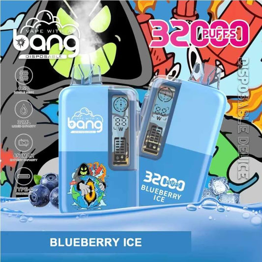 Bang 32000 Puffs Disposable Vape(0%-5% Nicotine) - 32ml E-Liquid, 650mAh Battery