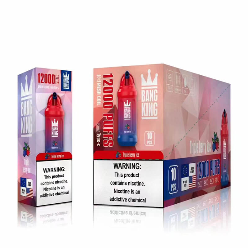 Bang King 12000 Puffs Disposable Vape - 23ml E-Liquid, 650mAh Battery