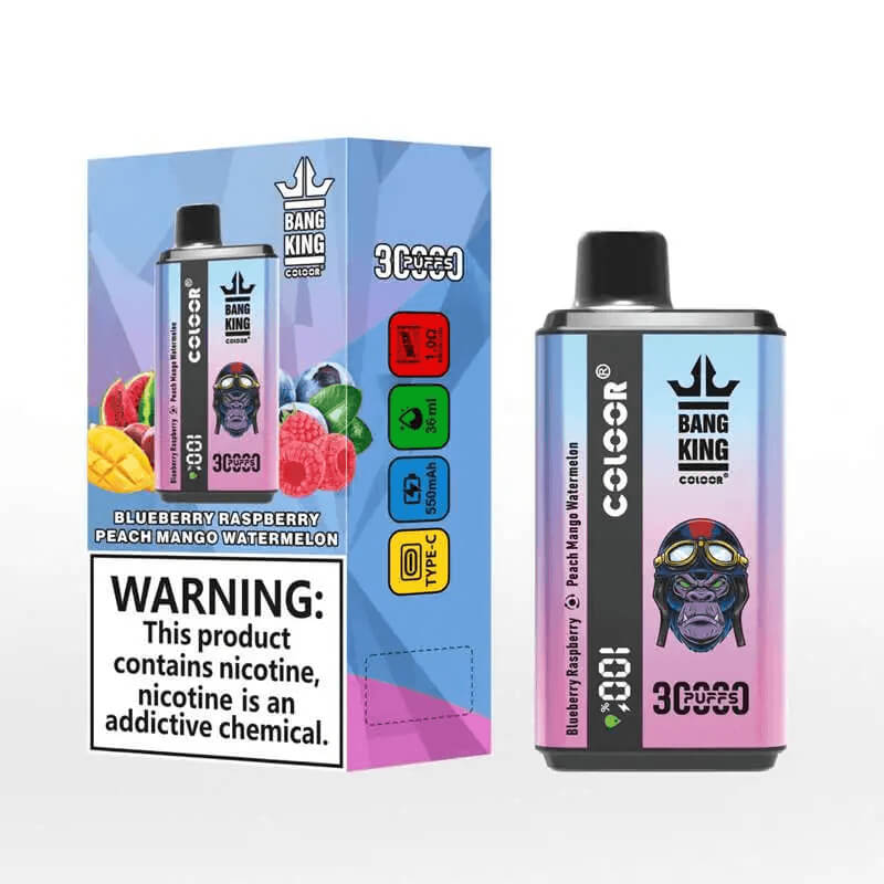 Bang King 30000 Puffs Disposable Vape - 36ml E-Liquid, 550mAh Battery