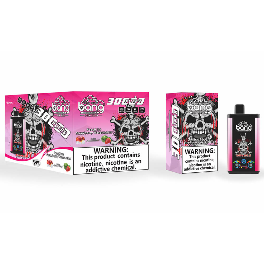 Bang Large screen 30000 PUFF dual flavors Disposable Vape In Sales