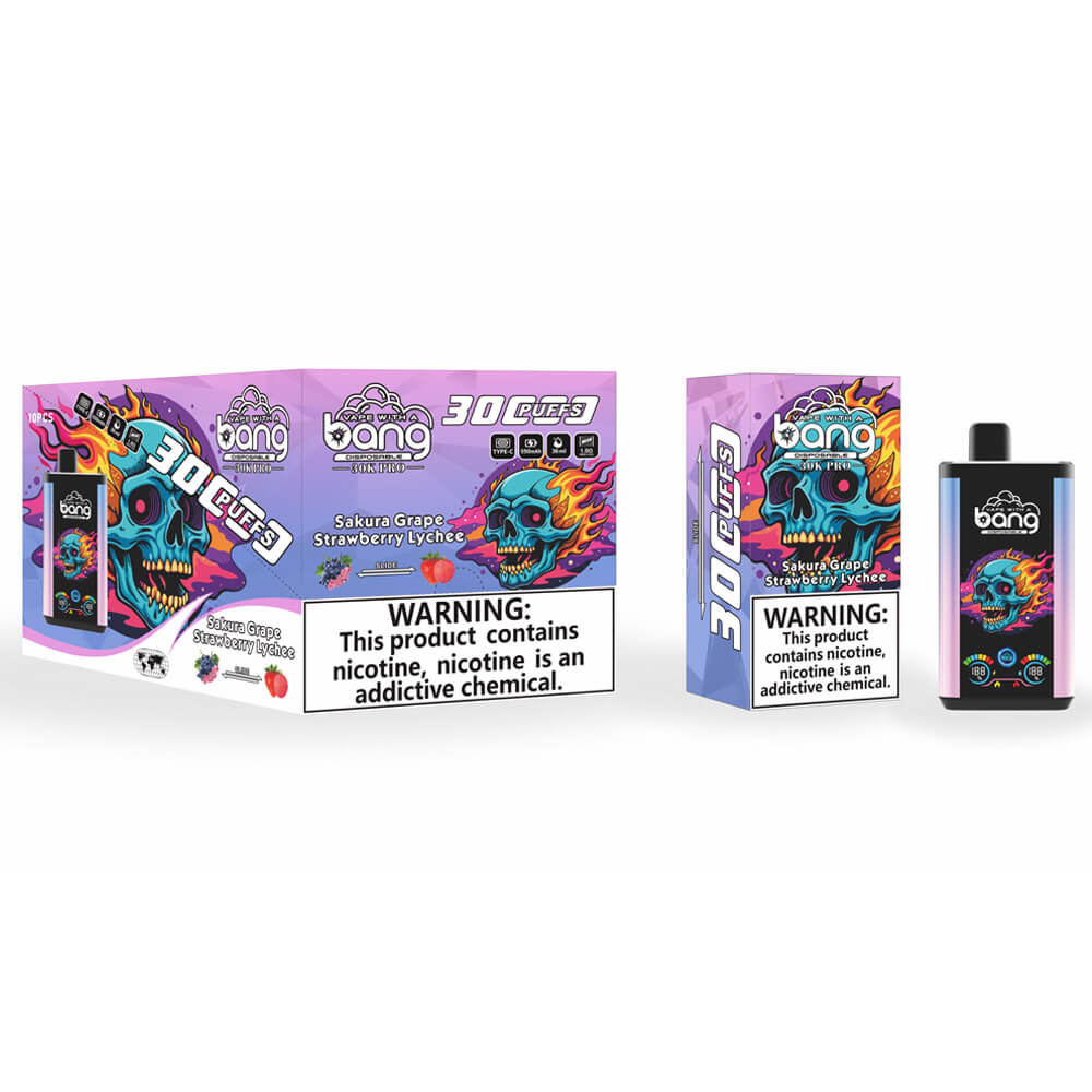 Bang Large screen 30000 PUFF dual flavors Disposable Vape In Sales