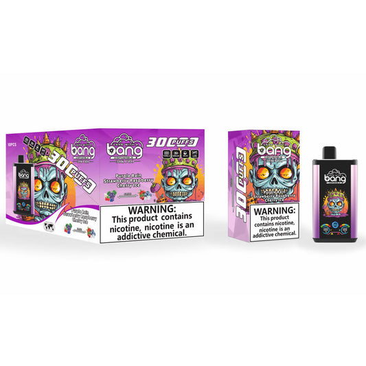 Bang Large screen 30000 PUFF dual flavors Disposable Vape In Sales-850mAh Battery, 36ml E-liquid, Multiple Nicotine 12 Flavors