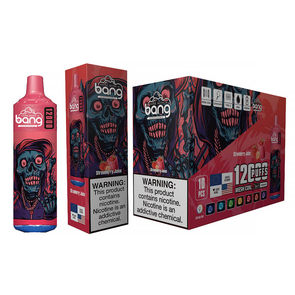 BANG MESHCOLL 12000 PUFF Disposable Vape In Sales