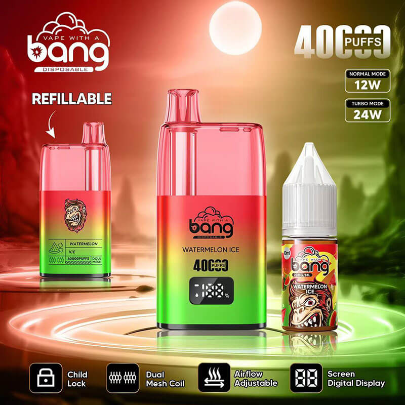 Bang 40000 Puffs Disposable Vape - 10ml E-Liquid, 650mAh Battery