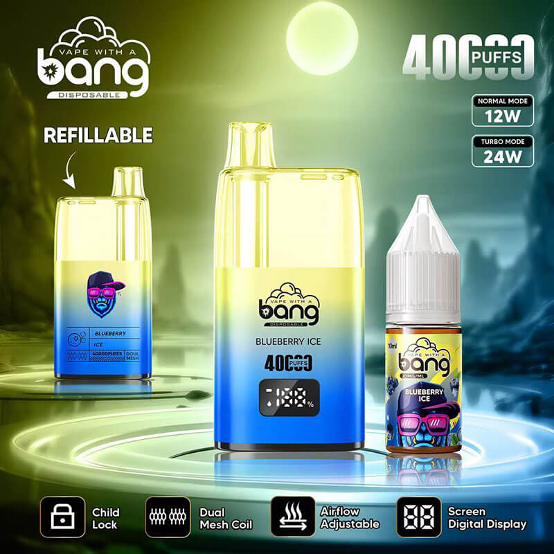 Bang 40000 Puffs Disposable Vape - 10ml E-Liquid, 650mAh Battery