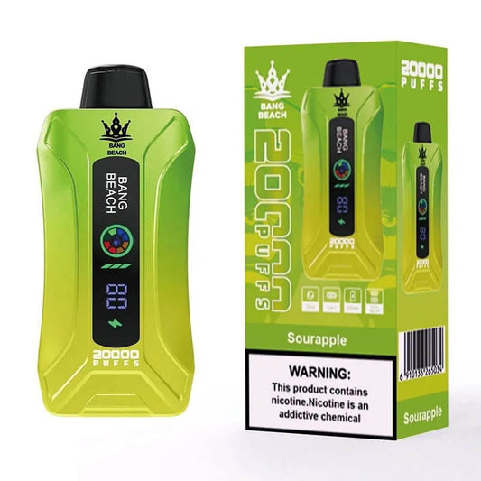 Bang Beach 20000 Puffs Disposable Vape- 35ml 650mAh E-liquid, 0%-5% Nicotine, 12 Flavors
