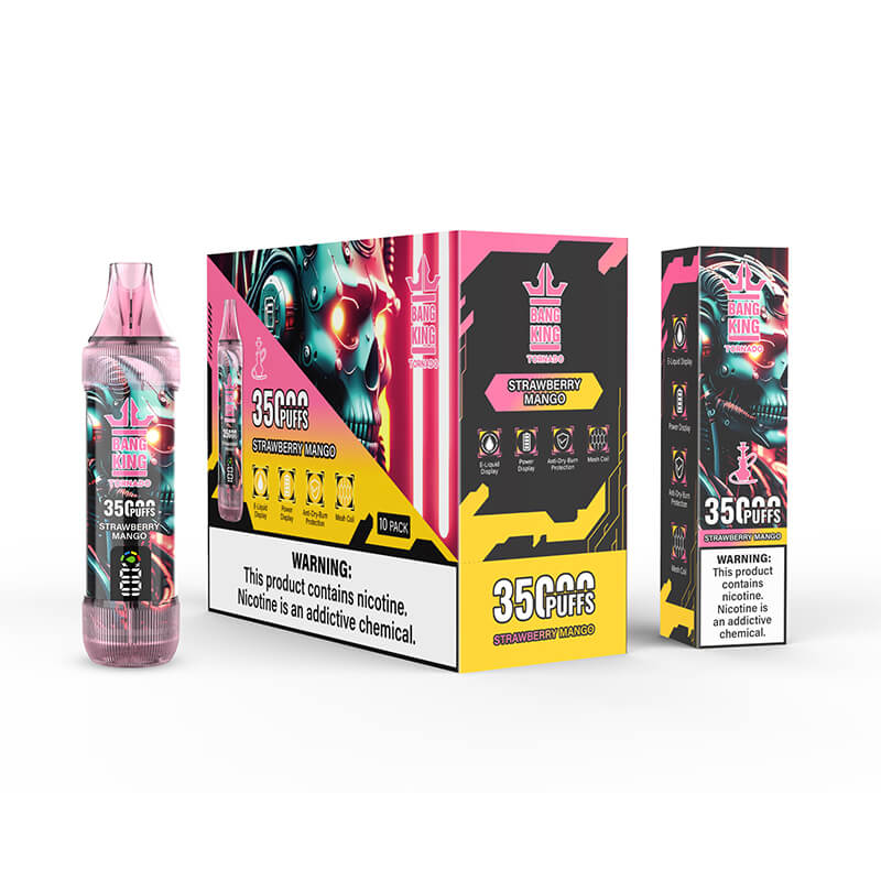 Bang King 35000 Puffs Disposable Vape(0%-5% Nicotine) - 35ml E-Liquid, 700mAh Battery 12 Flavors