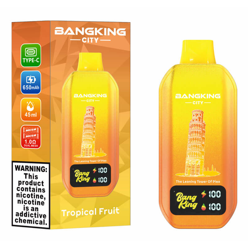 Bang King City 50000 Puffs Disposable Vape - 45ml E-Liquid, 650mAh Battery