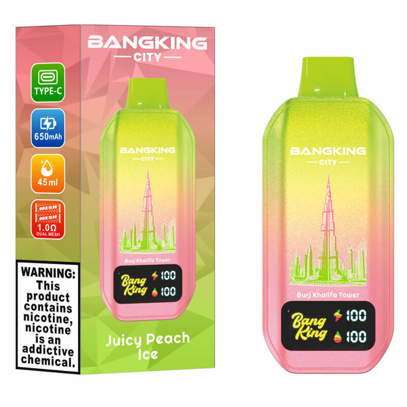Bang King City 50000 Puffs Disposable Vape - 45ml E-Liquid, 650mAh Battery