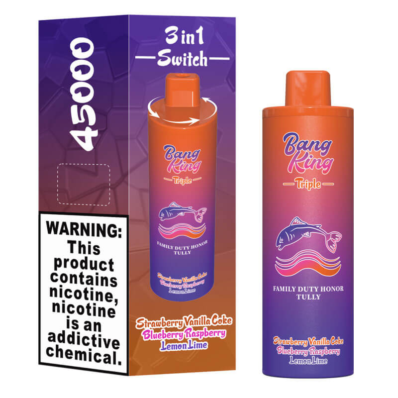 Bang King Triple 45000 Puffs Disposable Vape - 3*15ml E-Liquid, 650mAh Battery