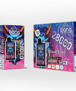 Bang 28000 Puffs Disposable Vape(0% to 5% Nicotine) - 30ml E-Liquid, 650mAh Battery 12 Flavors