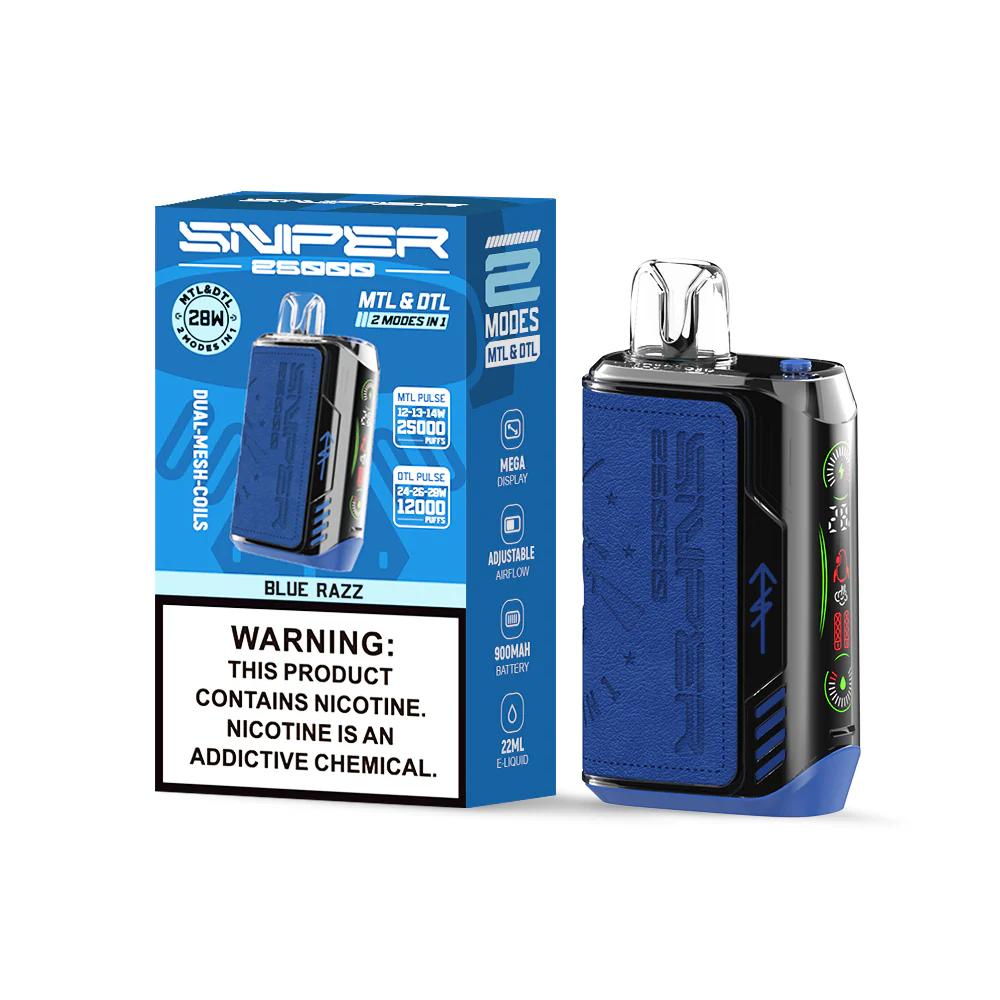 Vapmod Sniper 25000 Puffs Rechargeable Disposable Kit