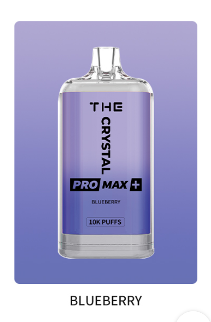 WGA Crystal Pro Max Plus 10000 Puffs Disposable Vape-550mAh Battery, 25ml E-liquid, Multiple Nicotine 10 Flavors
