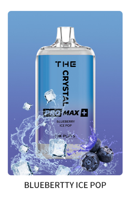 WGA Crystal Pro Max Plus 10000 Puffs Disposable Vape-550mAh Battery, 25ml E-liquid, Multiple Nicotine 10 Flavors