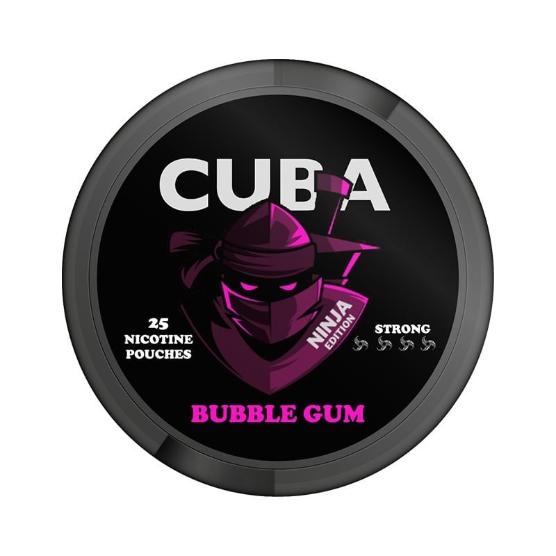 Cuba Nicotine Pouches - White/ Black/ Ninjia