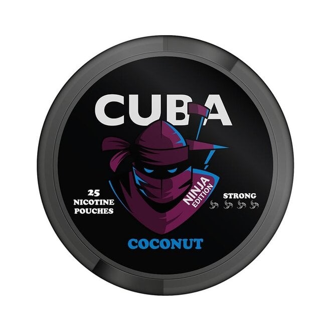 Cuba Nicotine Pouches - White/ Black/ Ninjia