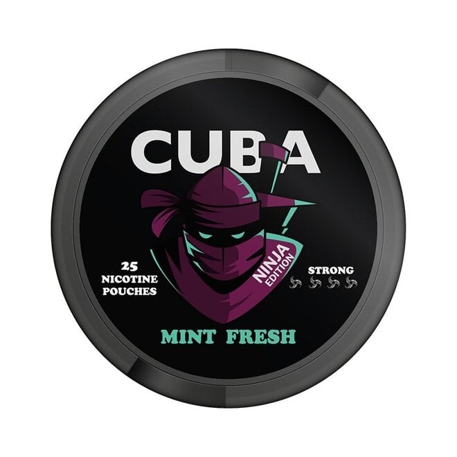 Cuba Nicotine Pouches - White/ Black/ Ninjia