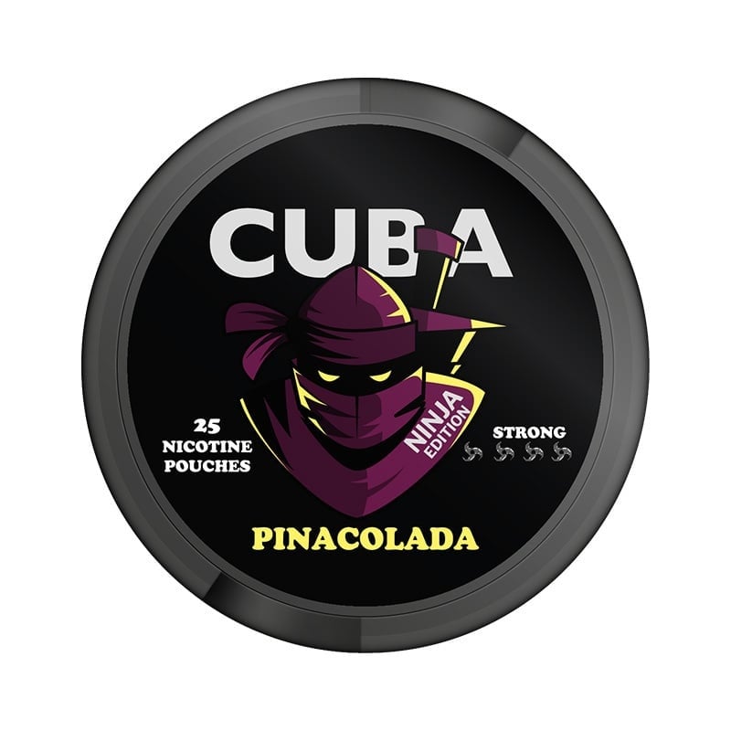 Cuba Nicotine Pouches - White/ Black/ Ninjia