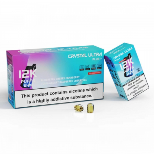 Crystal Ultra 12K Puff Plus Disposable Vape Kit