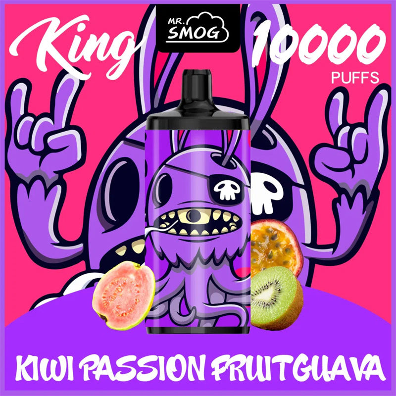 Vapsolo King 10000 Puffs - 20mL, 5% Nic Salt, 20 Flavors