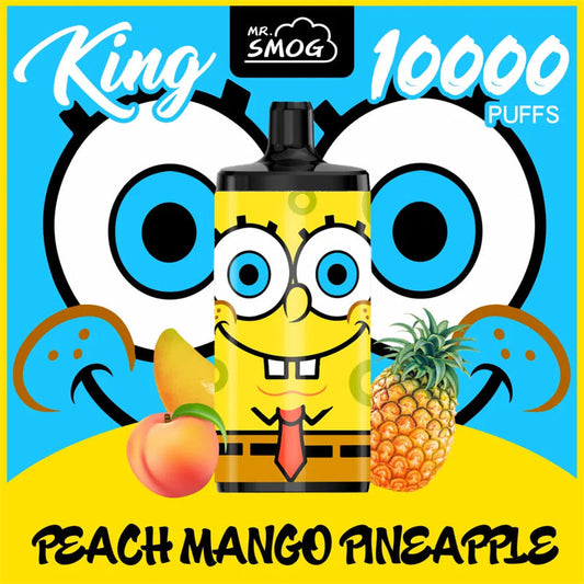 Vapsolo King 10000 Puffs - 20mL, 5% Nic Salt, 20 Flavors