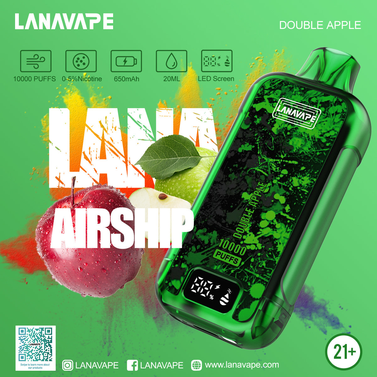 LANAVAPE 10000 Puffs Disposable Vape Wholesale