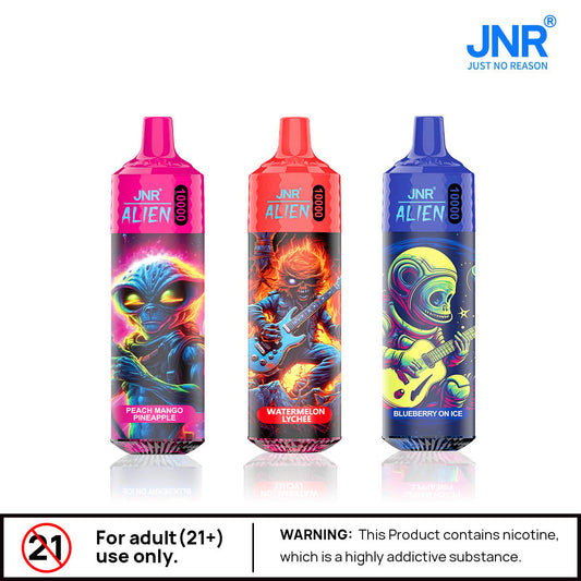 JNR Alien 10000 puffs RGB lights Disposable Vape – Enjoy Infinity Flavor-850mAh Battery, 20ml E-liquid, Multiple Nicotine 48 Flavors