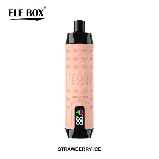 ELF BOX Shisha 16000 Puffs Disposable Vape β 28ml, Mesh Coil, Type-C Fast Charging