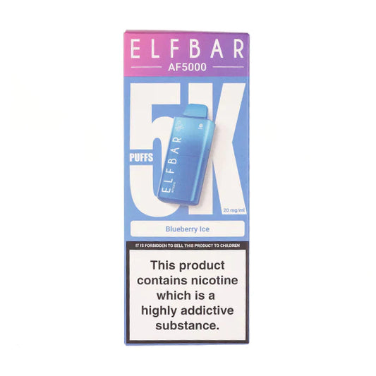 PACK OF 5 PC- Elf Bar AF5000 Disposable Vape TPD UK