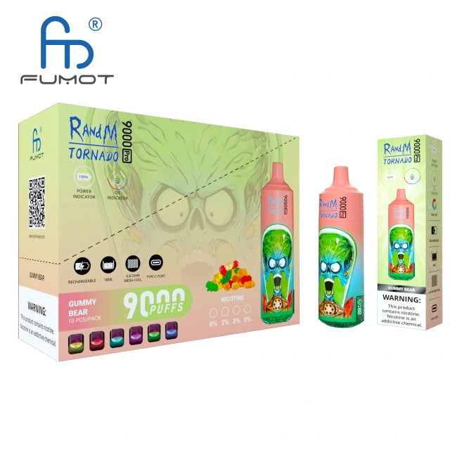 Fumot RandM Tornado 9000 Pro Disposable Vape Wholesale