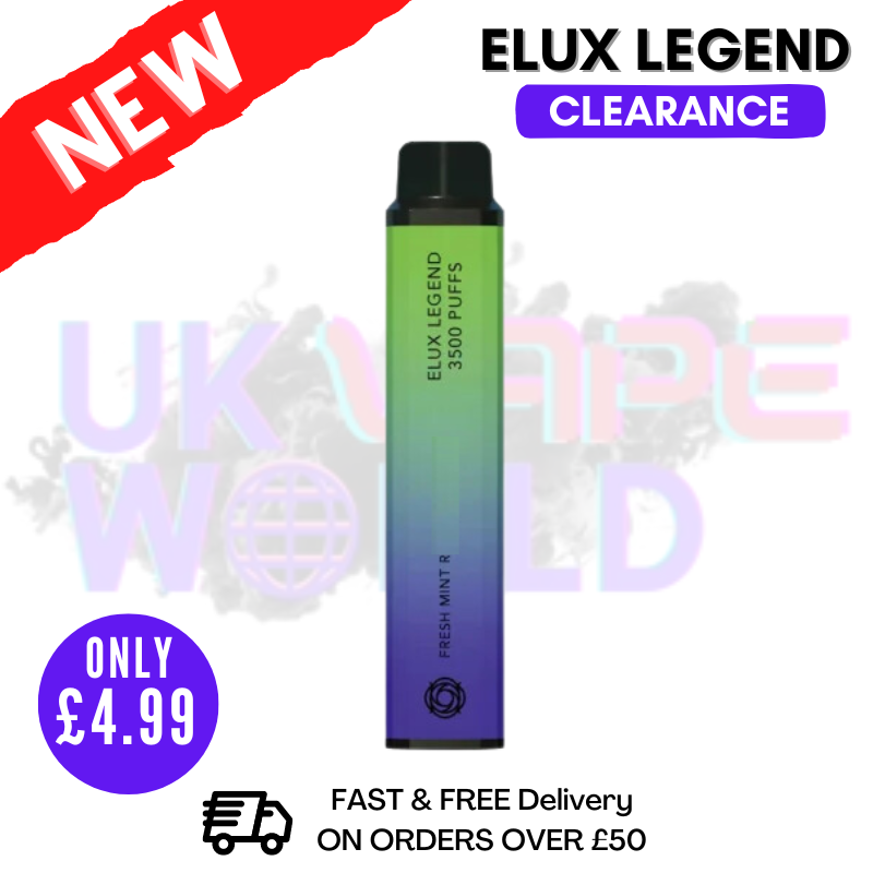 Elux Legend 3500 Puff Fresh Mint R - £4.99