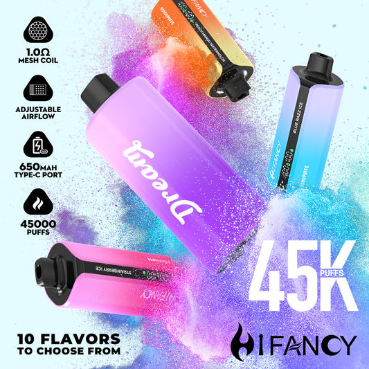 HIFANCY DREAM 45000 Puffs Disposable Vape Wholesale