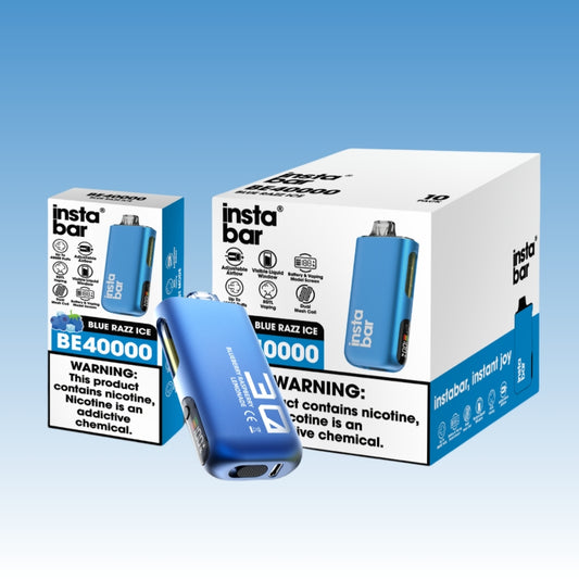 Insta Bar Be 40000 Puffs Adjustable Airflow 5% Nicotine Disposable Vapes