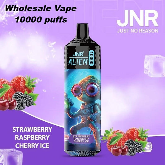 JNR Alien 10000 Puffs Low Price Hot Sale RGB Vape-850mAh Battery, 20ml E-liquid, Multiple Nicotine 44 Flavors