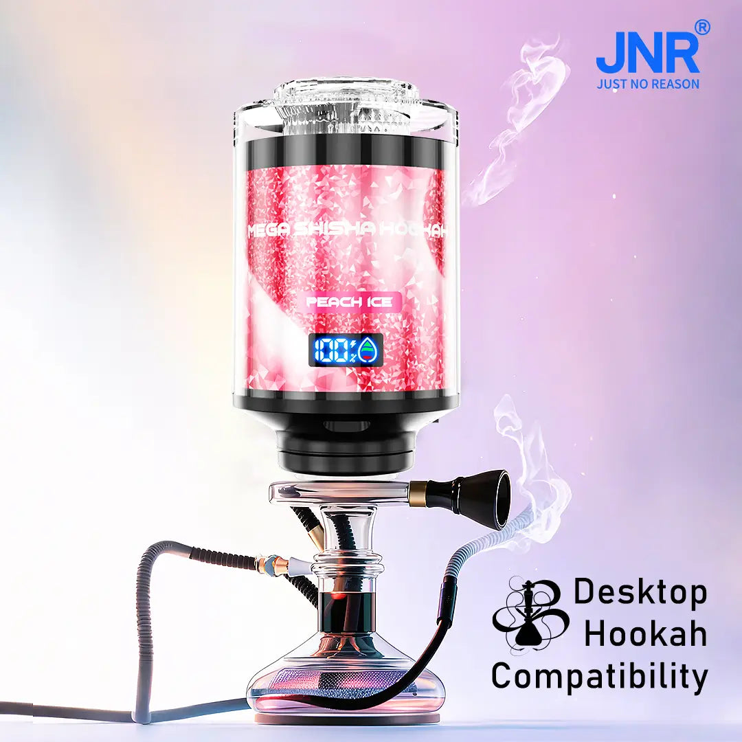 JNR Mega Shisha Hookah 100000 Puffs Disposable Vape Wholesale-2200mAh Battery, 60ml E-liquid, Multiple Nicotine 11 Flavors