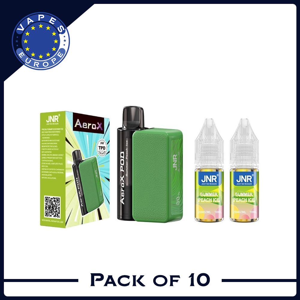 JNR Aero X 32000 puffs bar 20mg nicotine (Box of 10)