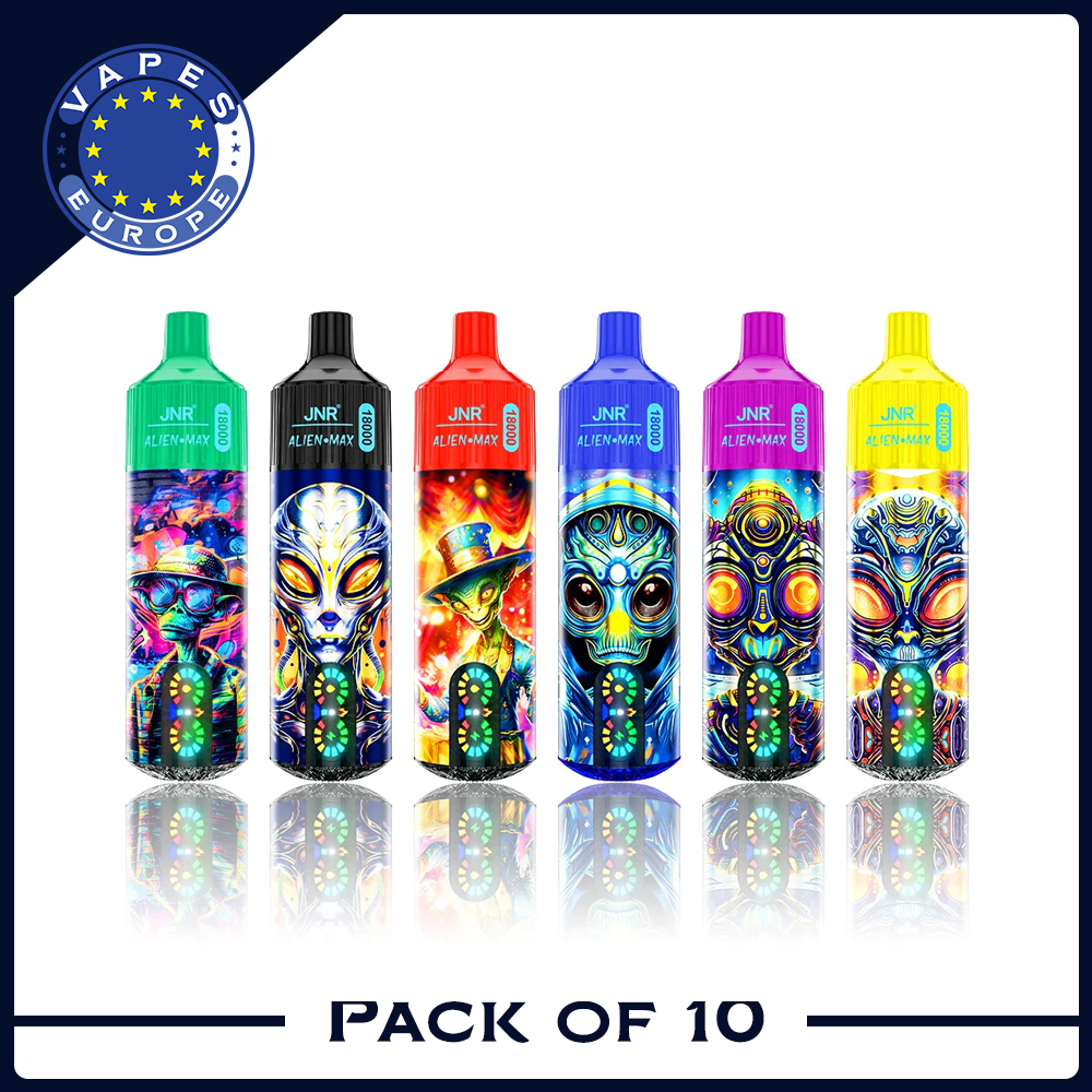 JNR Alien Max 18000 Puffs Disposable Vape (Box of 10)