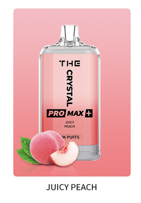 WGA Crystal Pro Max Plus 10000 Puffs Disposable Vape-550mAh Battery, 25ml E-liquid, Multiple Nicotine 10 Flavors