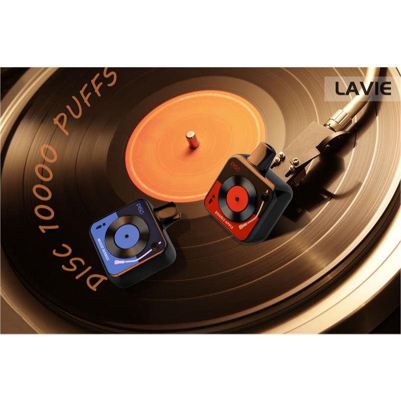 LAVIE DISC 10000 Puffs Disposable Vape,20ml E-liquid,Multple Nicotine 12 Flavors