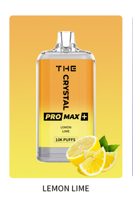 WGA Crystal Pro Max Plus 10000 Puffs Disposable Vape-550mAh Battery, 25ml E-liquid, Multiple Nicotine 10 Flavors