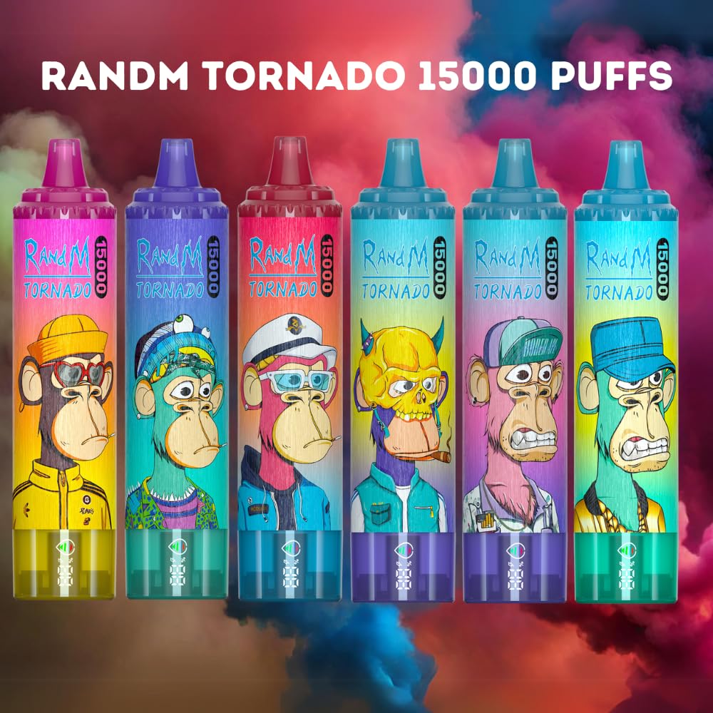 FUMOT RandM Tornado 9000 puff Disposable Vape 18ML 850mAh 43 Flavors In Sales.