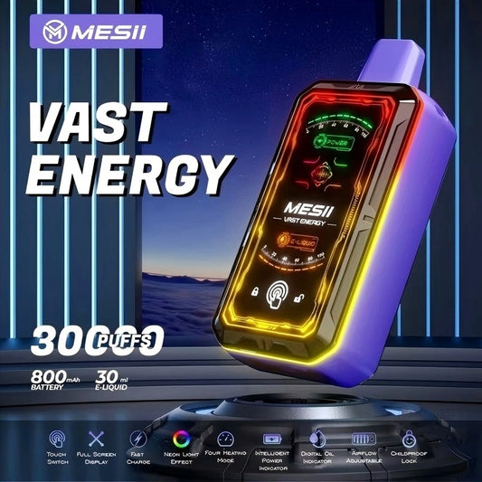 Mesii Vast Engergy 30000 Puffs 360°LED Light Bulk Price Top Sale
