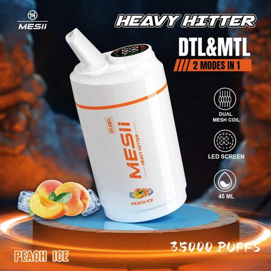 Mesii Shisha Heavy Hitter 50k Puffs Disposable Vape Discount Price