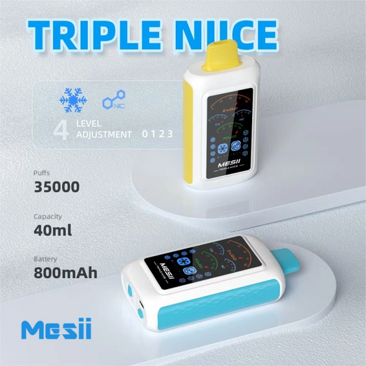 Mesii TRIPLE NIICE 35K (ICE+NICOTINE CONTROL) Best Price Discount Sale